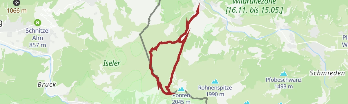 Route map: Bscheißer